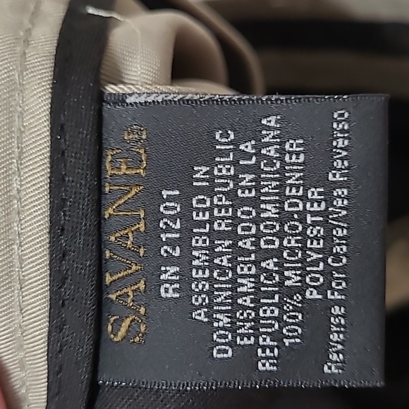 NWT Savane Men's Pleated Khaki Pants with cuffed hem size 36x30 - Picture 5 of 9